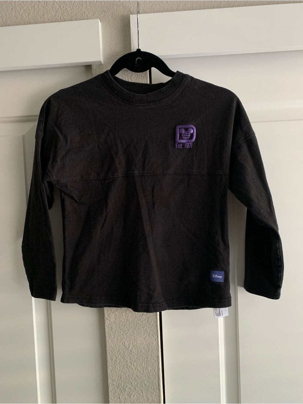 Disney100 Kids Black Long-Sleeve